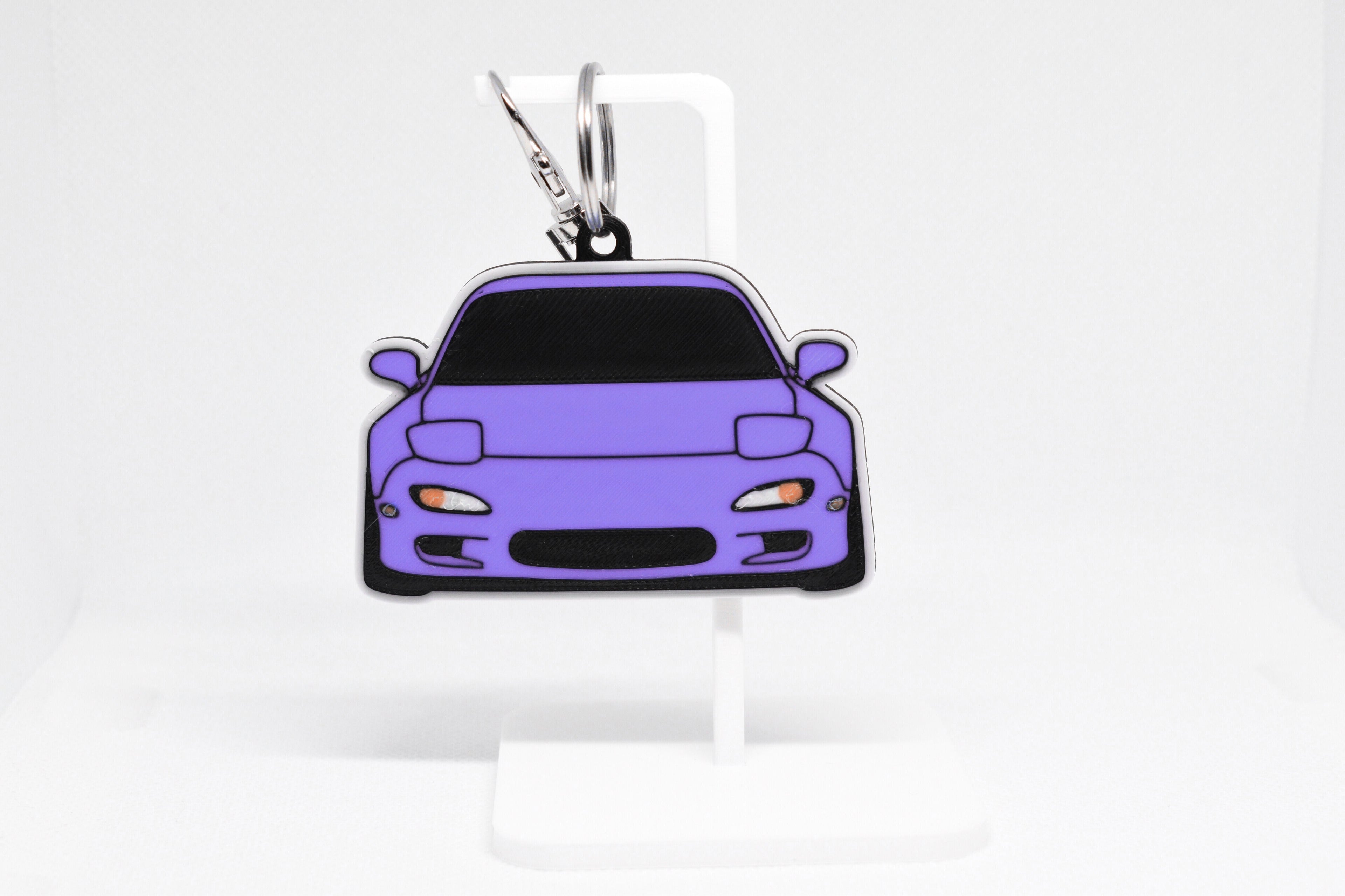 RX-7 FD Mini Car Keychain - Pocket Motors Series - 3D Printed
