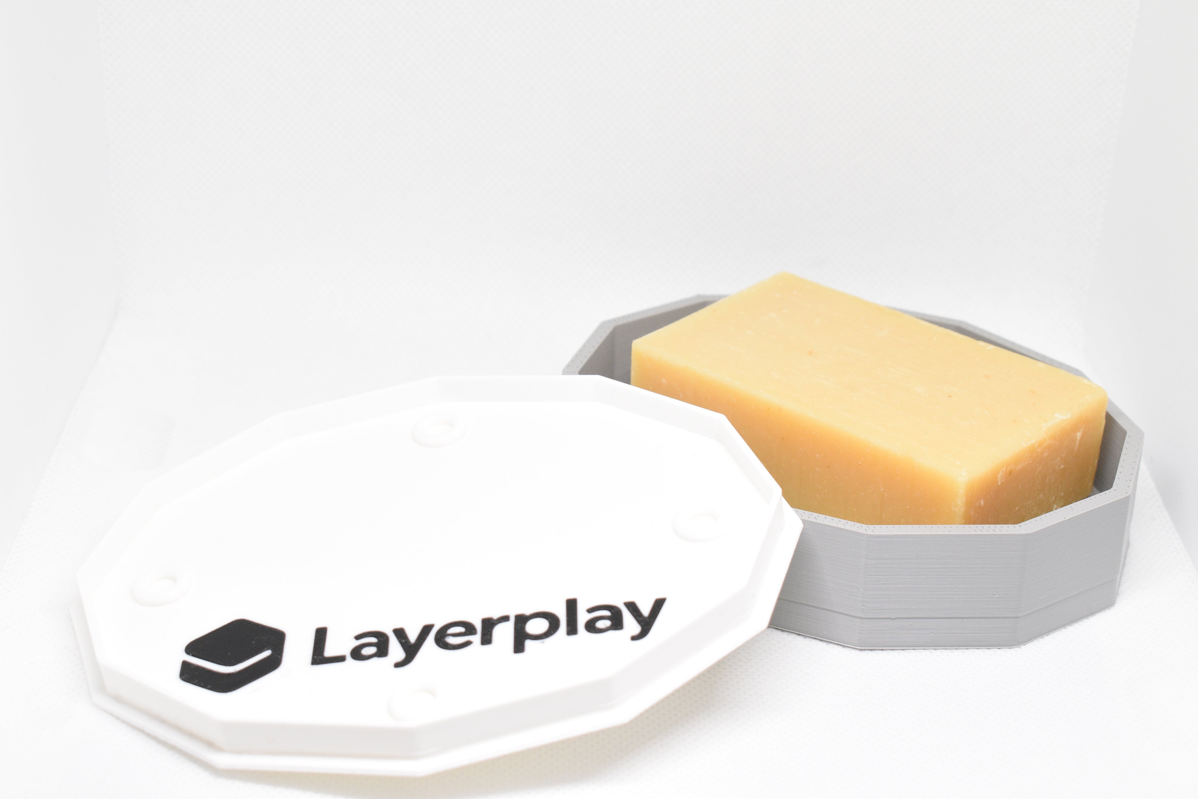 Solara ElevateFlow Soap Dish & Base & Soap