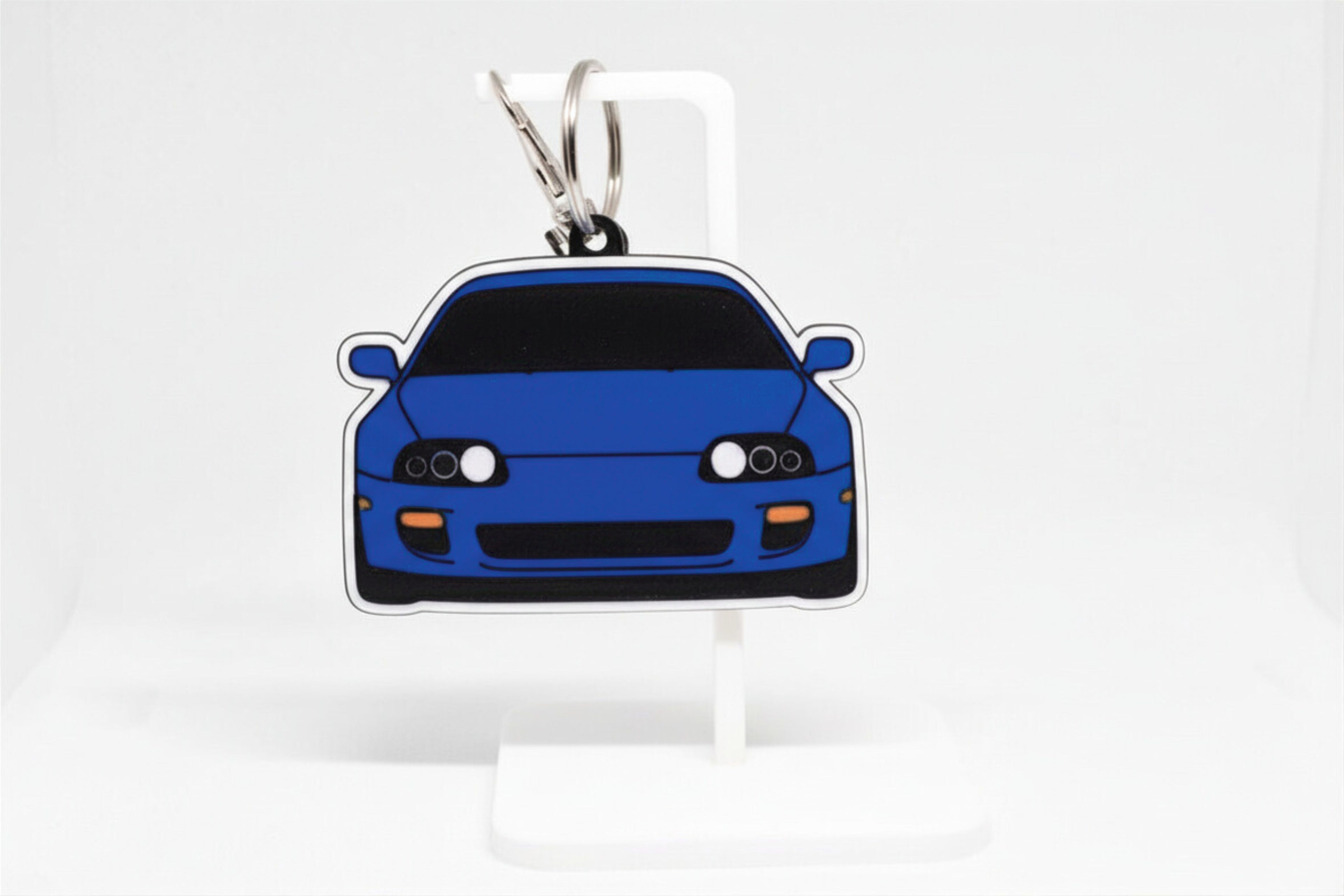 Supra MK4 Mini Car Keychain - Pocket Motors Series - 3D Printed