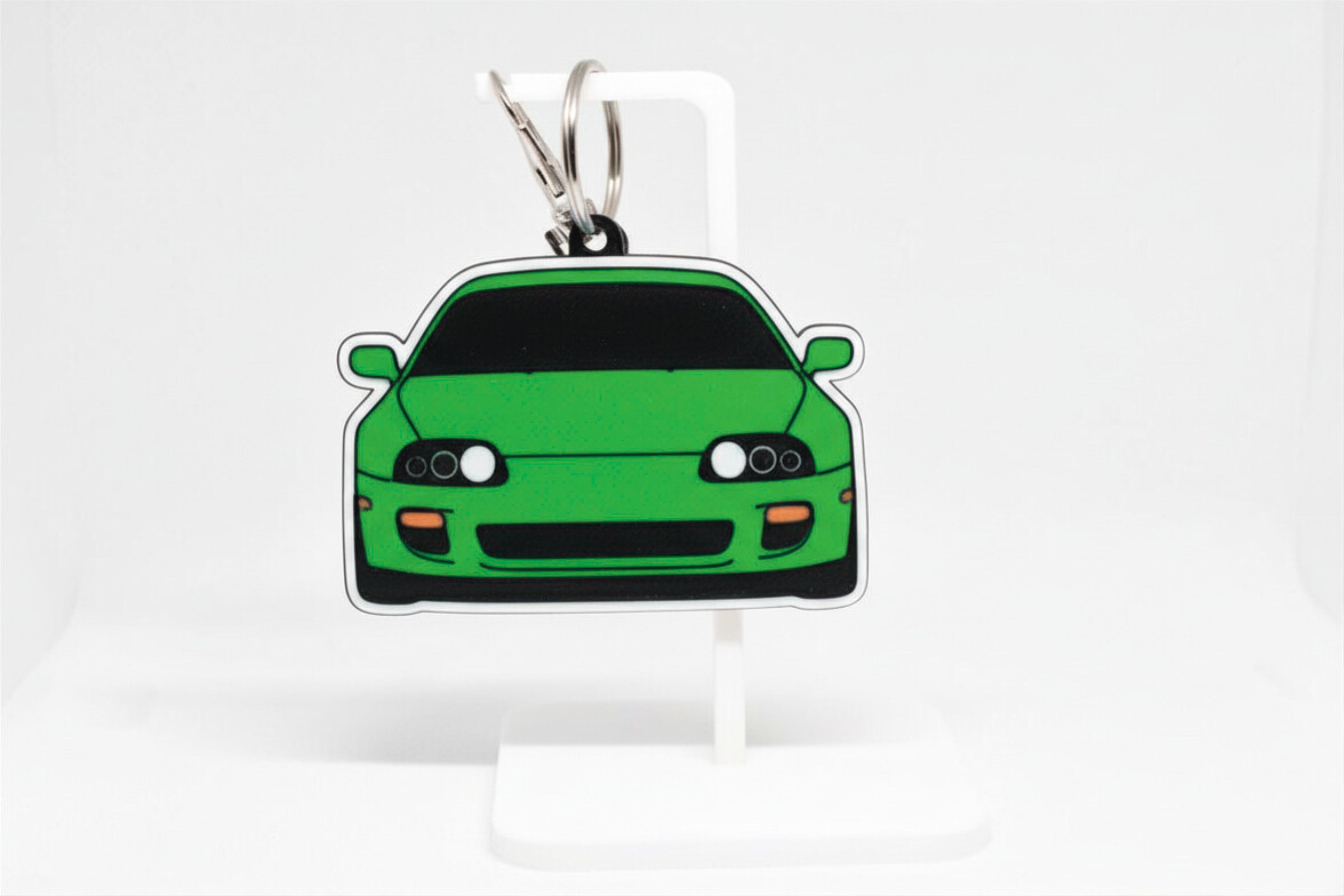 Supra MK4 Mini Car Keychain - Pocket Motors Series - 3D Printed