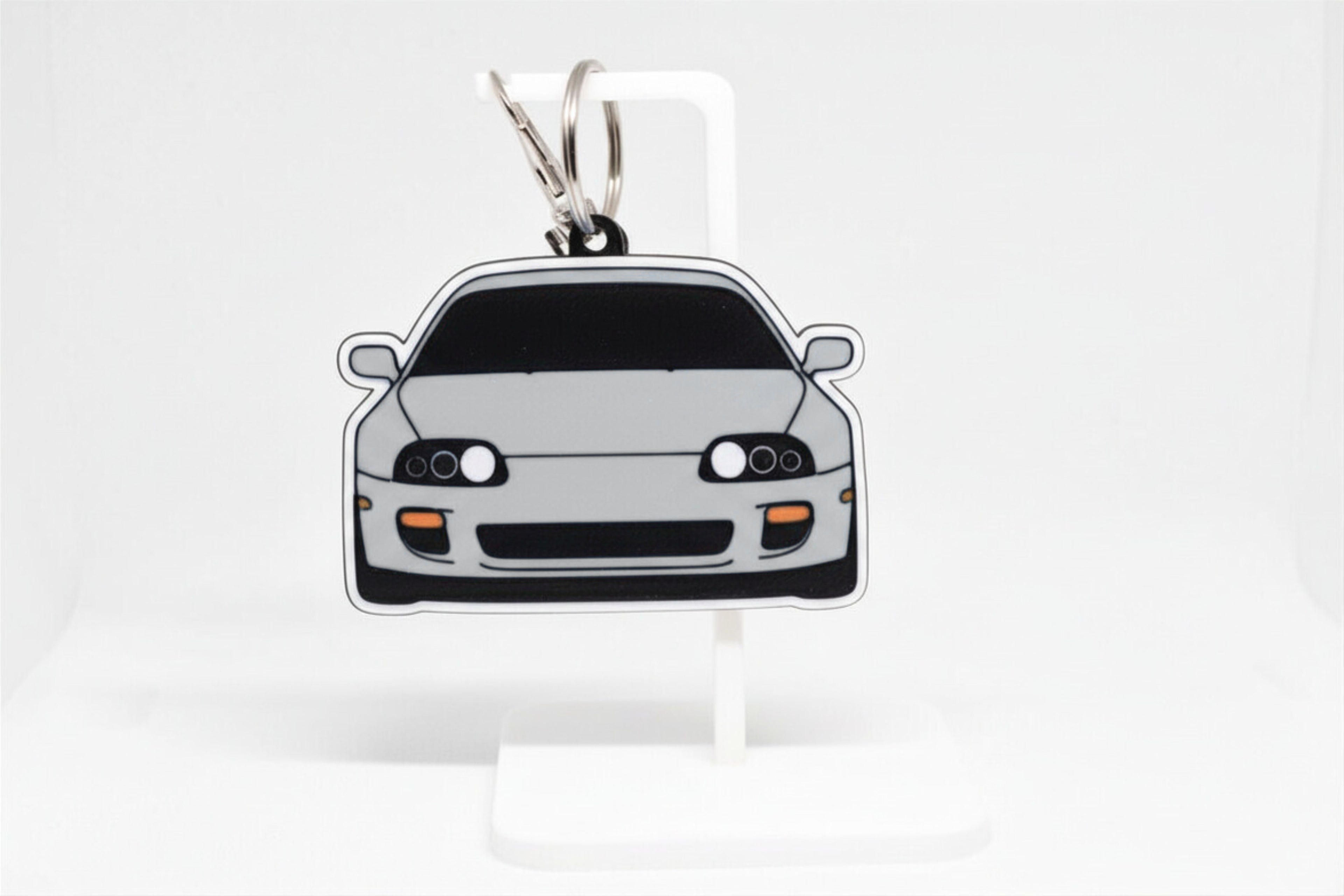 Supra MK4 Mini Car Keychain - Pocket Motors Series - 3D Printed