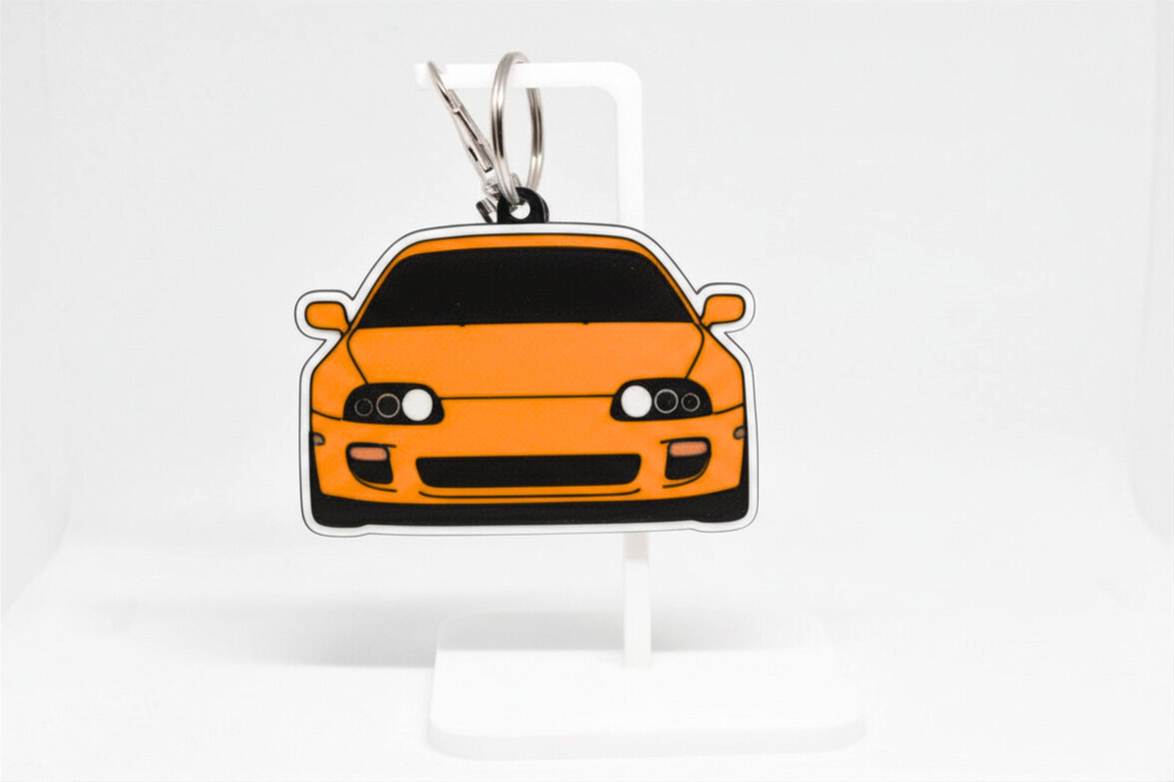 Supra MK4 Mini Car Keychain - Pocket Motors Series - 3D Printed