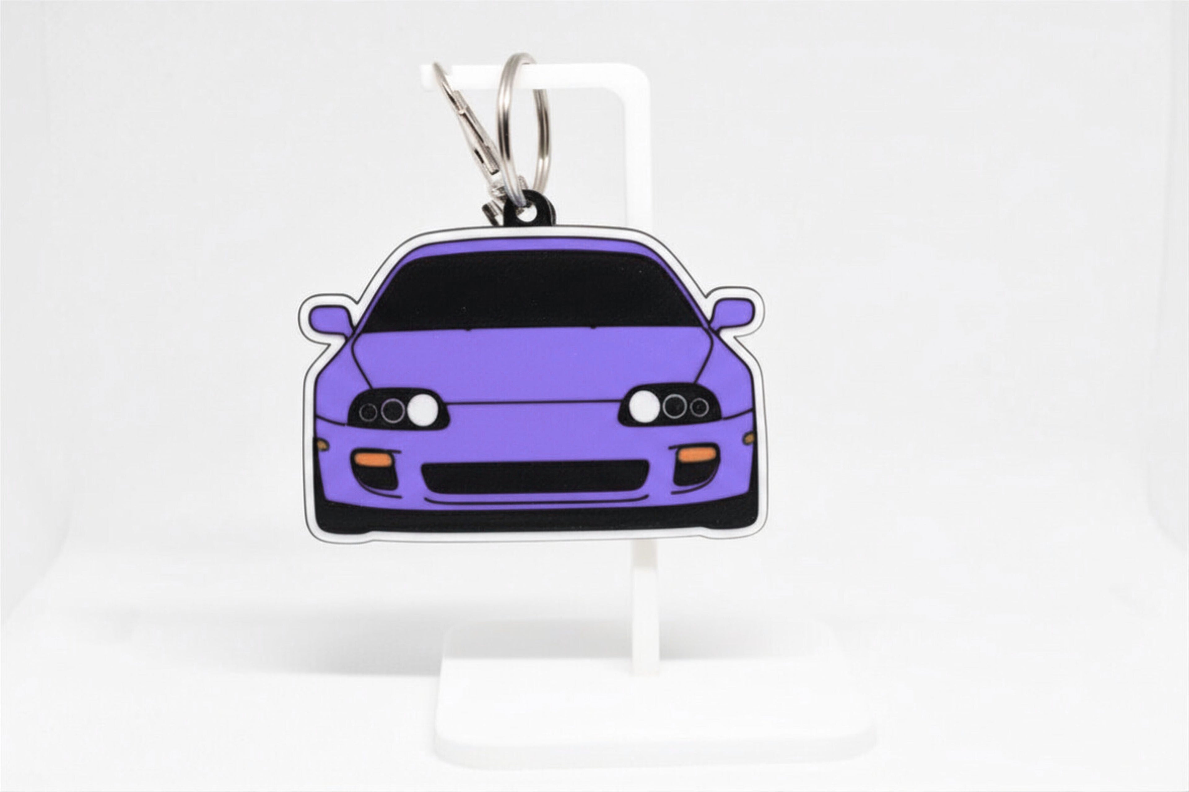 Supra MK4 Mini Car Keychain - Pocket Motors Series - 3D Printed