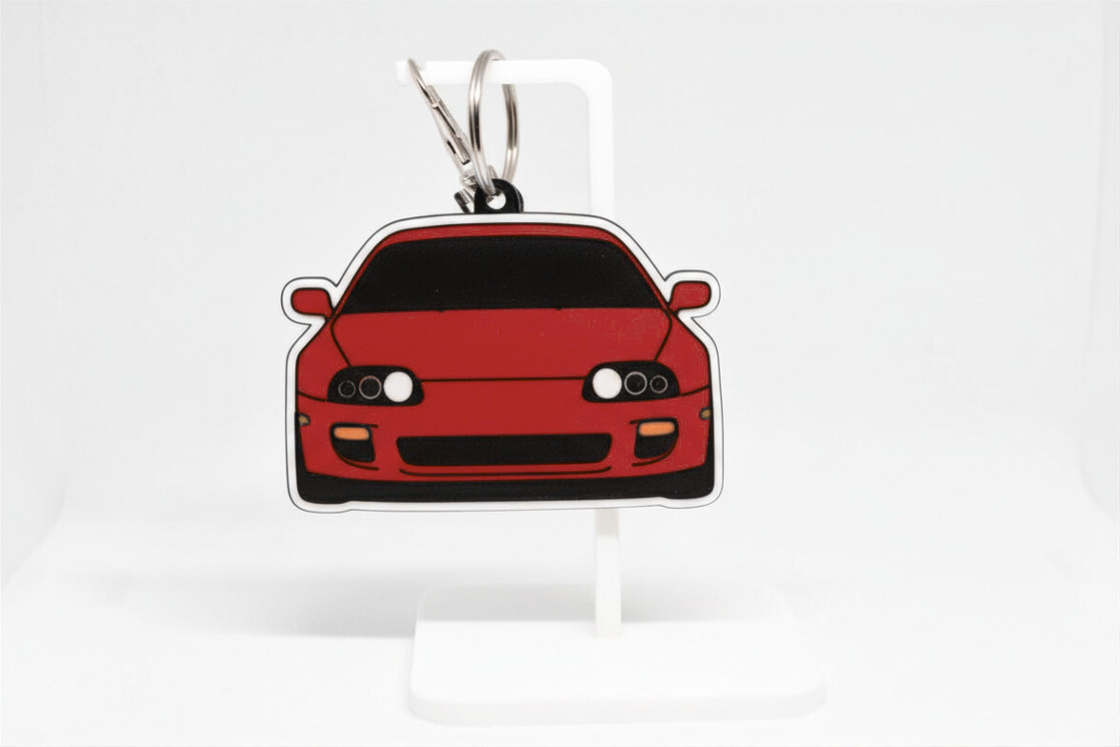 Supra MK4 Mini Car Keychain - Pocket Motors Series - 3D Printed