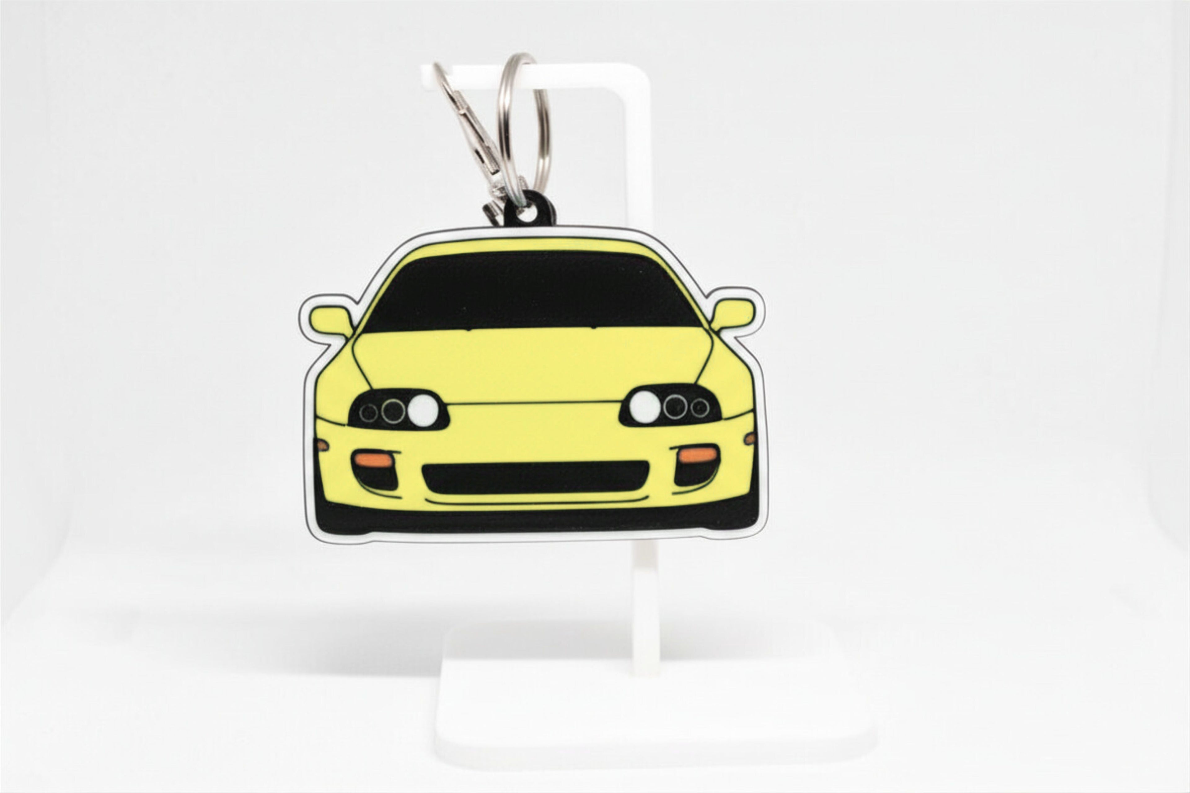 Supra MK4 Mini Car Keychain - Pocket Motors Series - 3D Printed