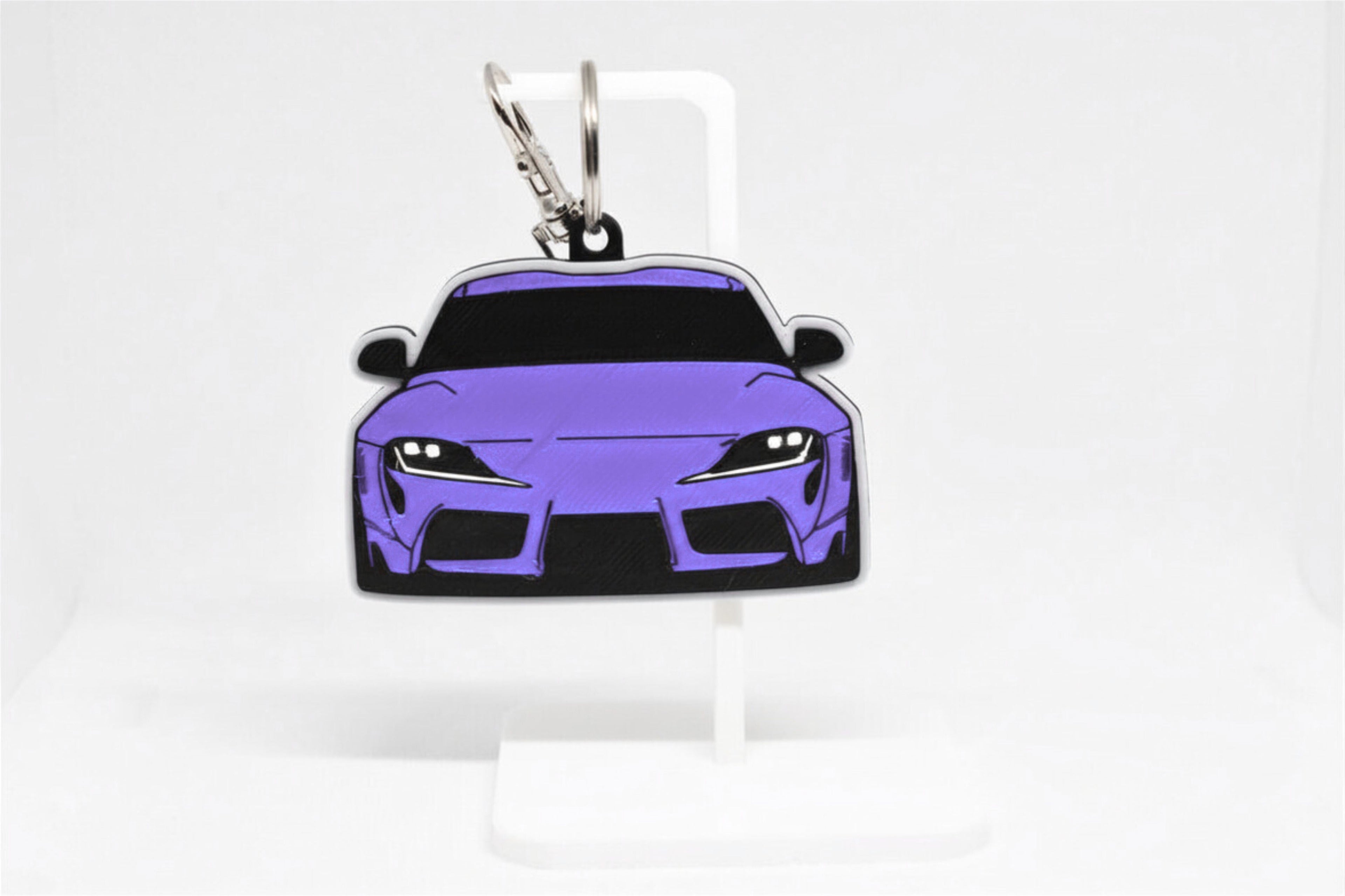 Supra MK5 Mini Car Keychain - Pocket Motors Series - 3D Printed