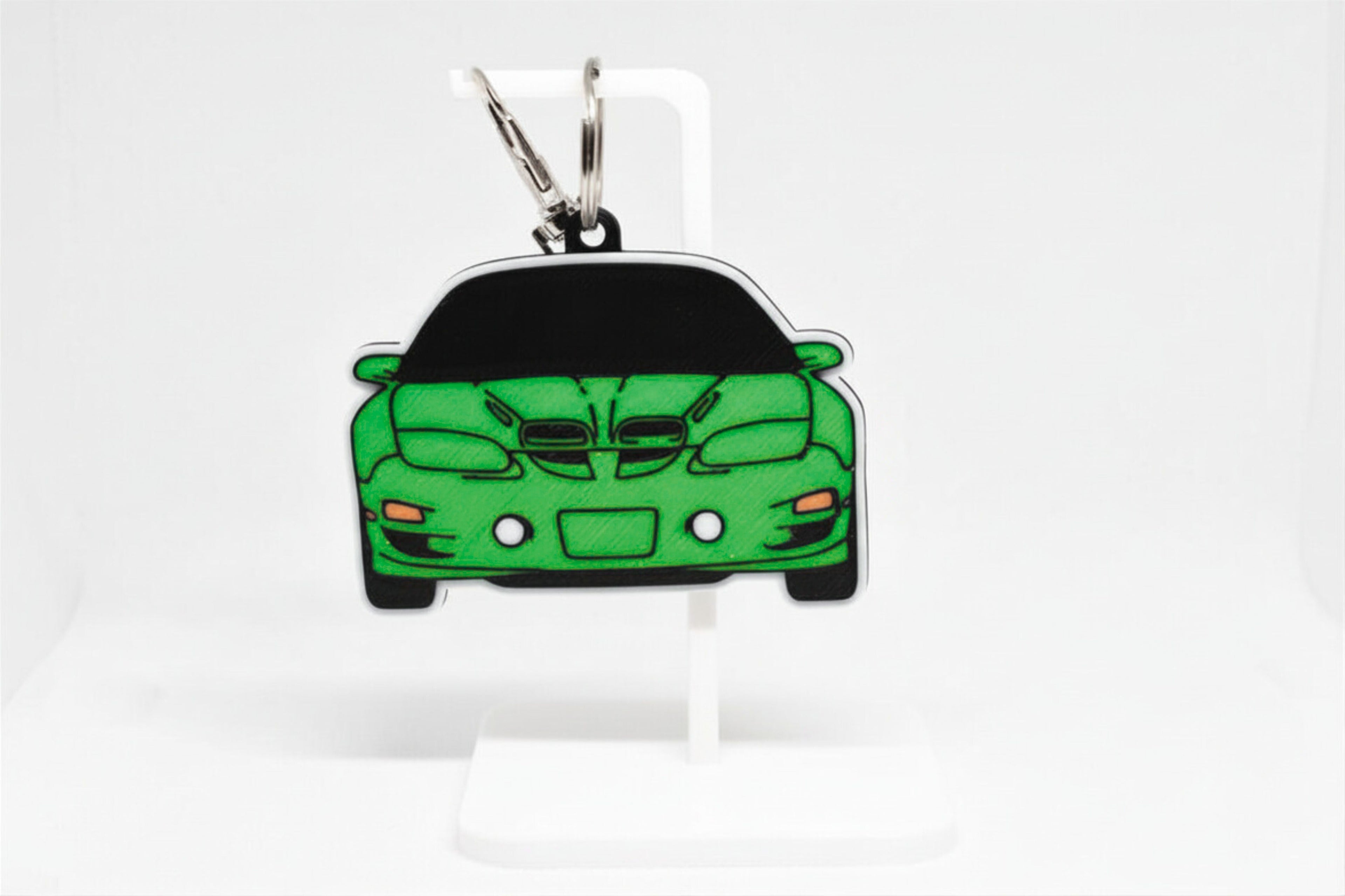 Trans-Am Mini Car Keychain - Pocket Motors Series - 3D Printed