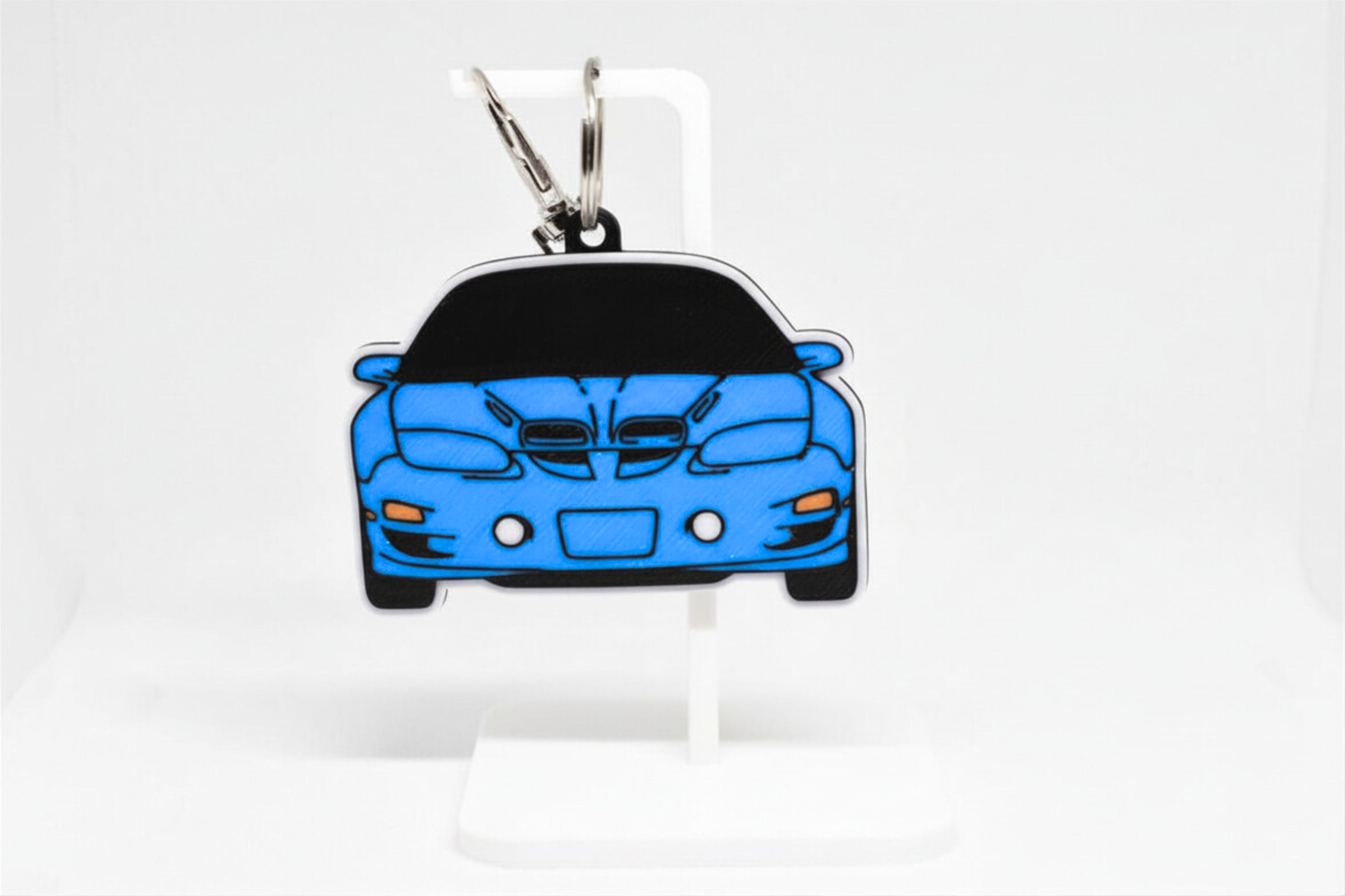 Trans-Am Mini Car Keychain - Pocket Motors Series - 3D Printed