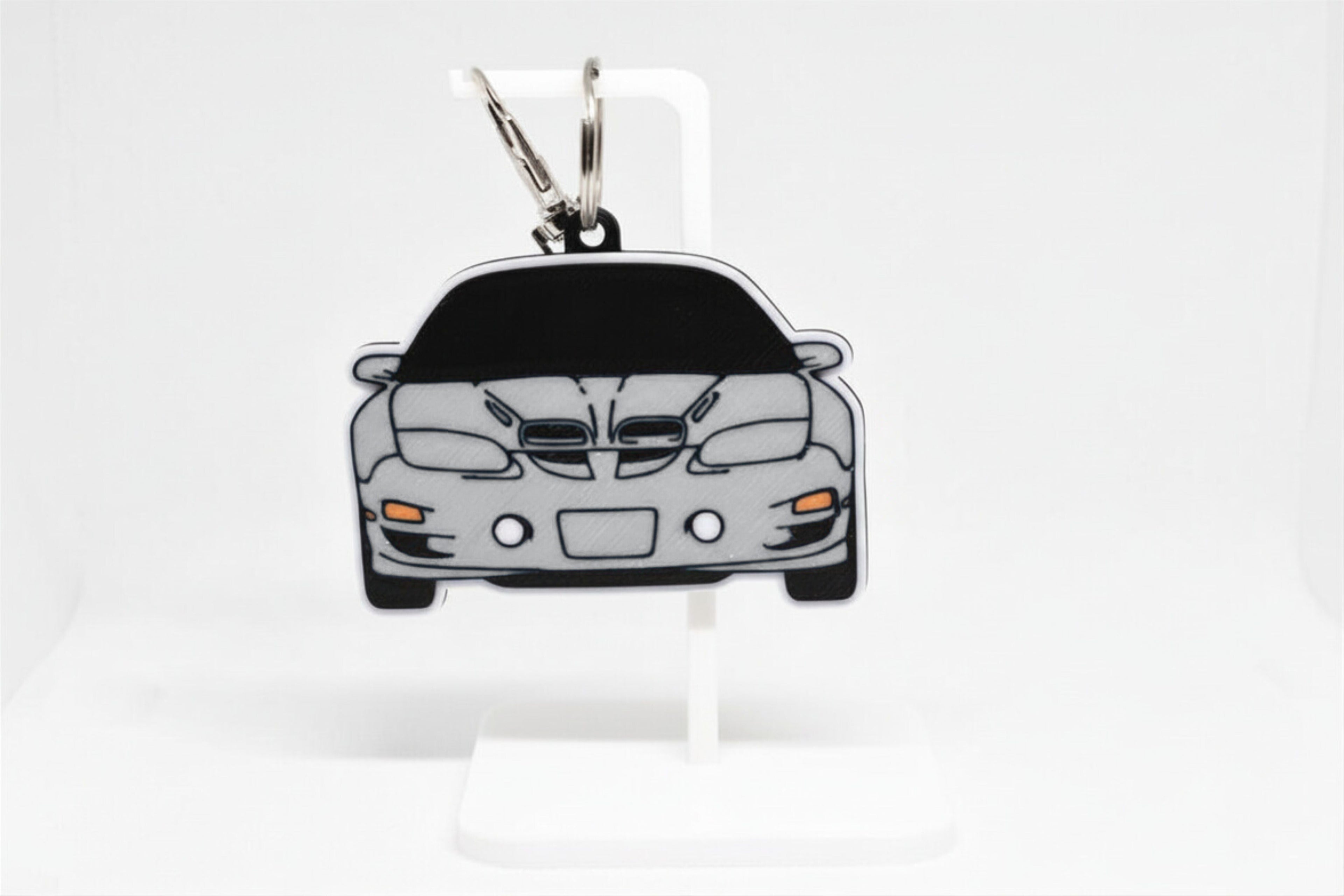 Trans-Am Mini Car Keychain - Pocket Motors Series - 3D Printed