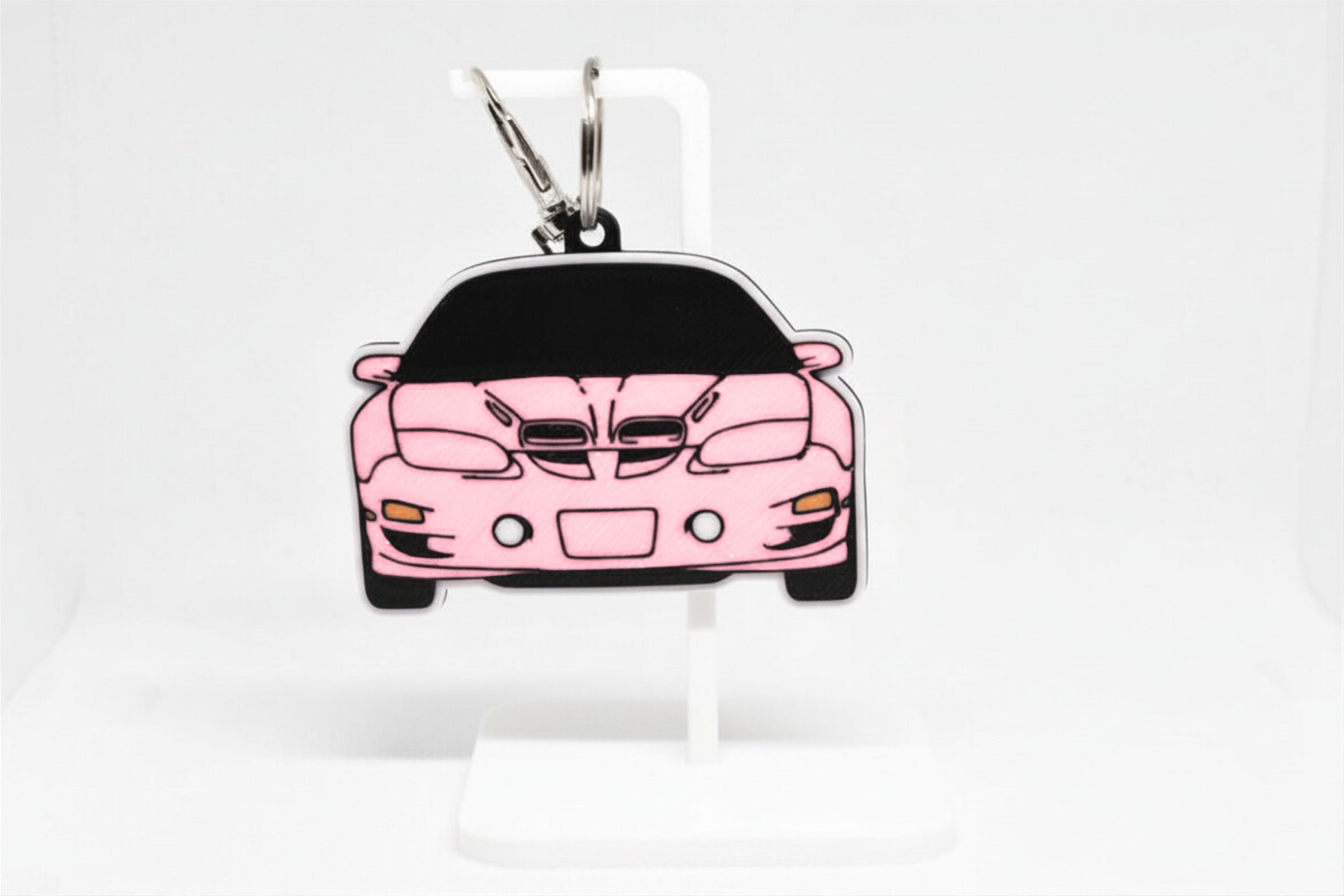 Trans-Am Mini Car Keychain - Pocket Motors Series - 3D Printed