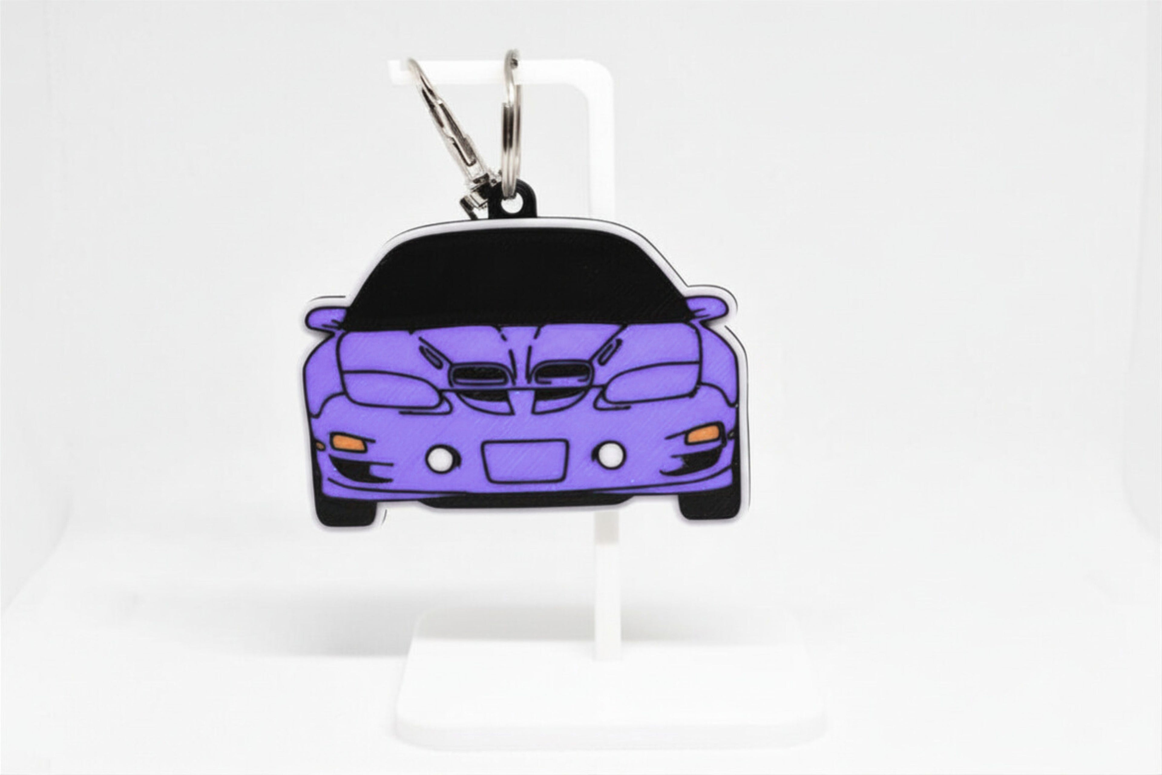 Trans-Am Mini Car Keychain - Pocket Motors Series - 3D Printed