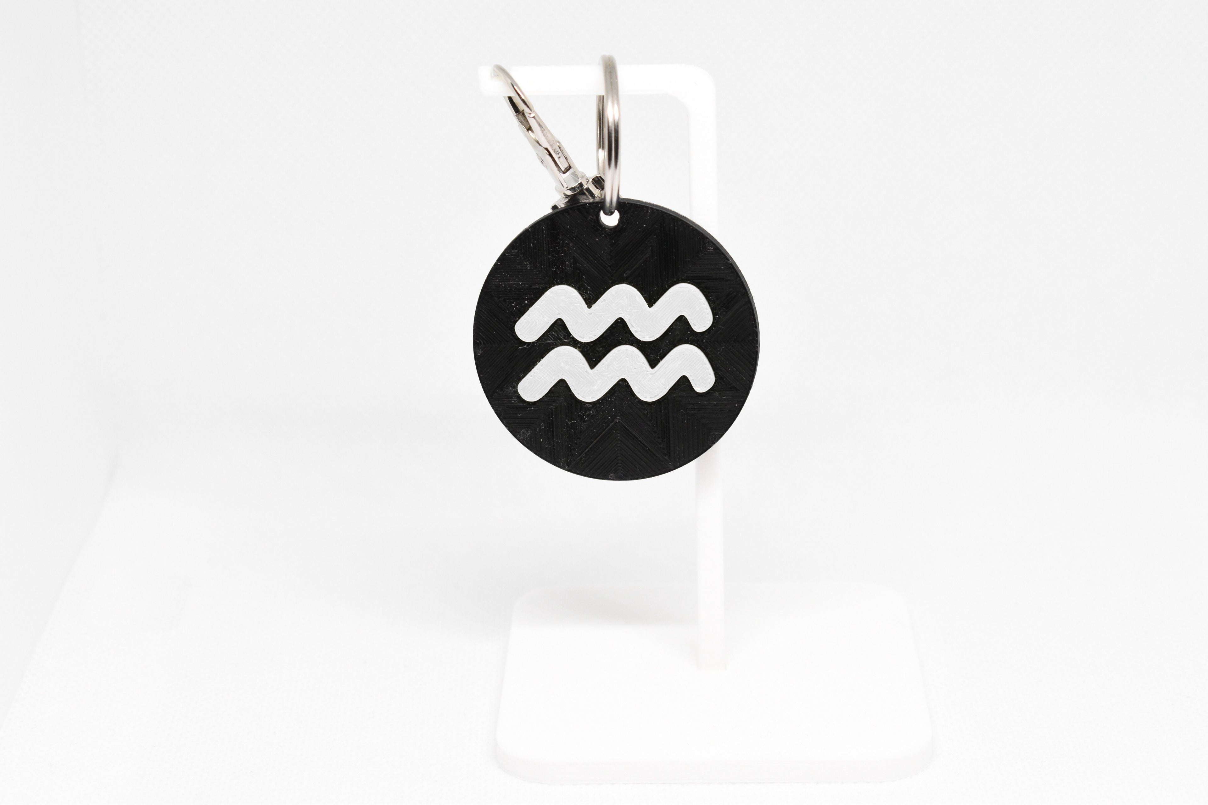 Astrological Zodiac - Aquarius Keychain