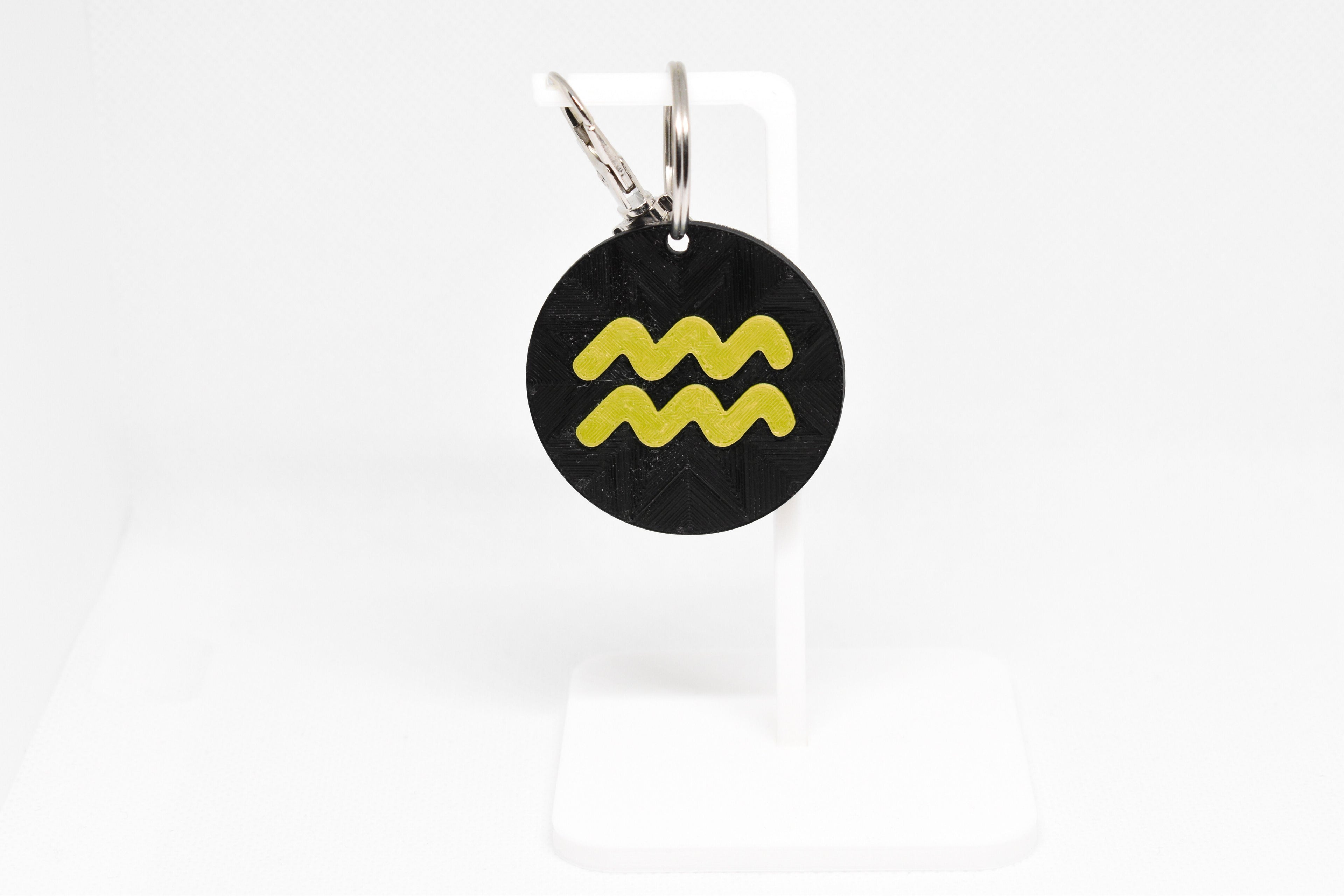 Astrological Zodiac - Aquarius Keychain