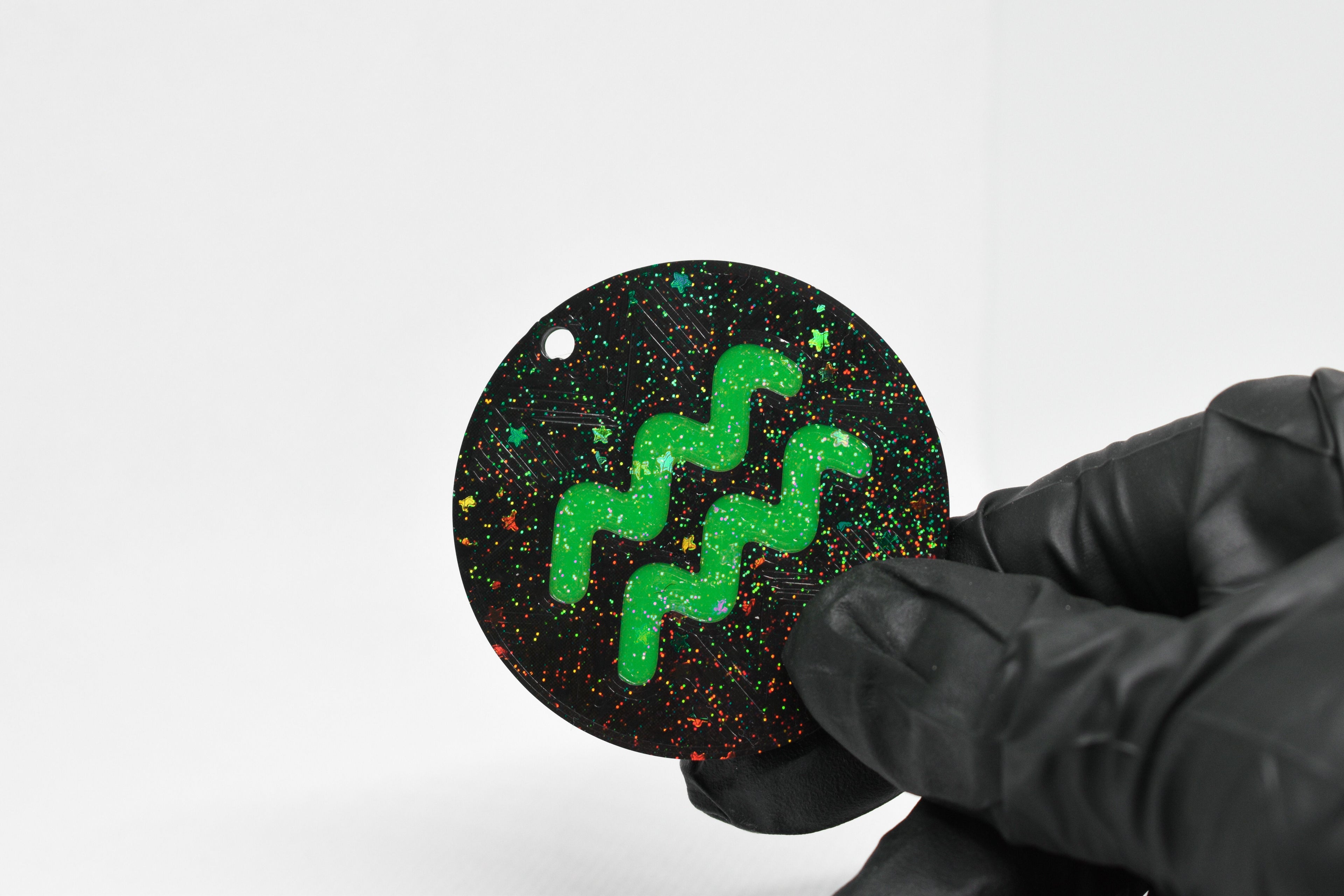 Astrological Zodiac - Aquarius Keychain