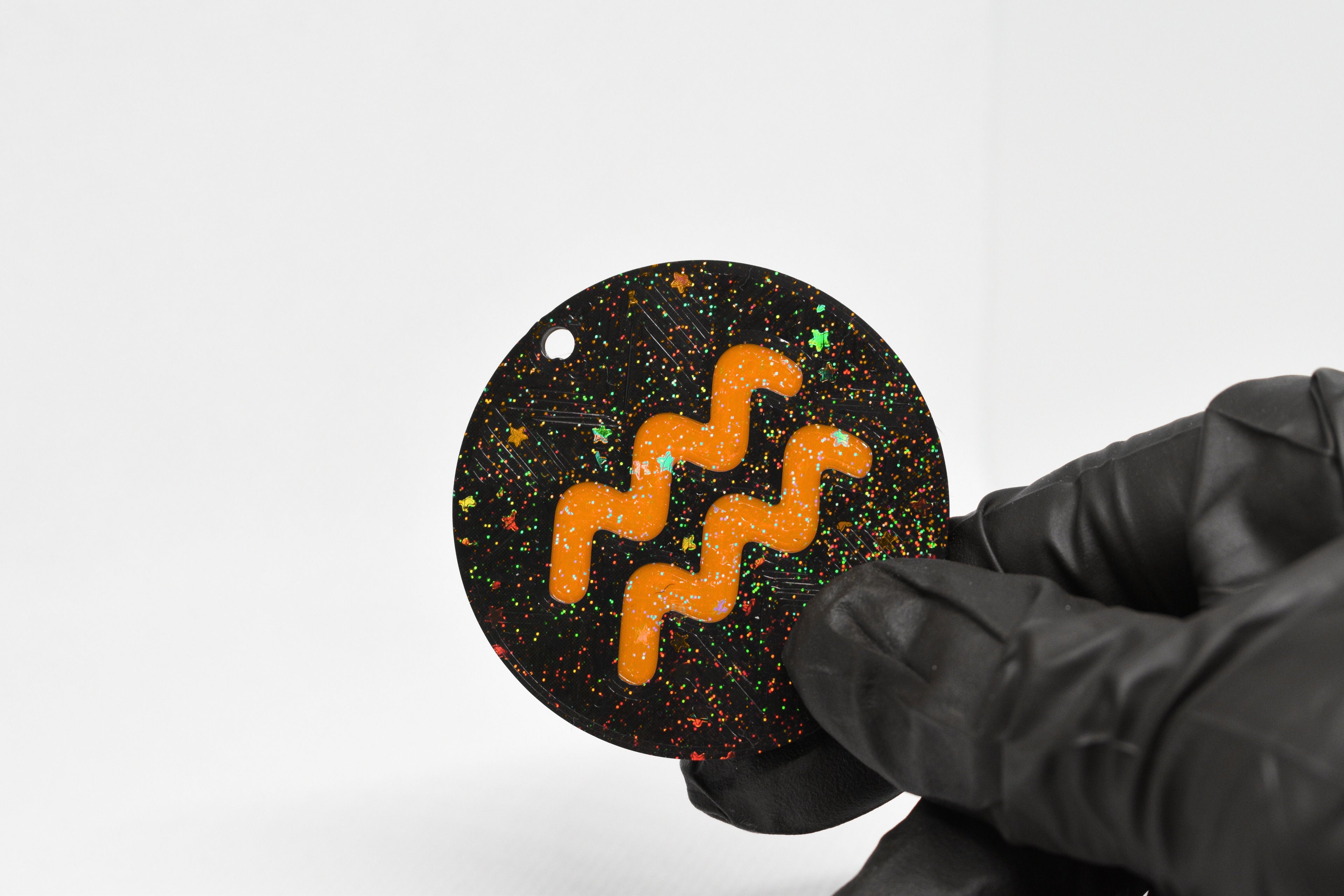 Astrological Zodiac - Aquarius Keychain