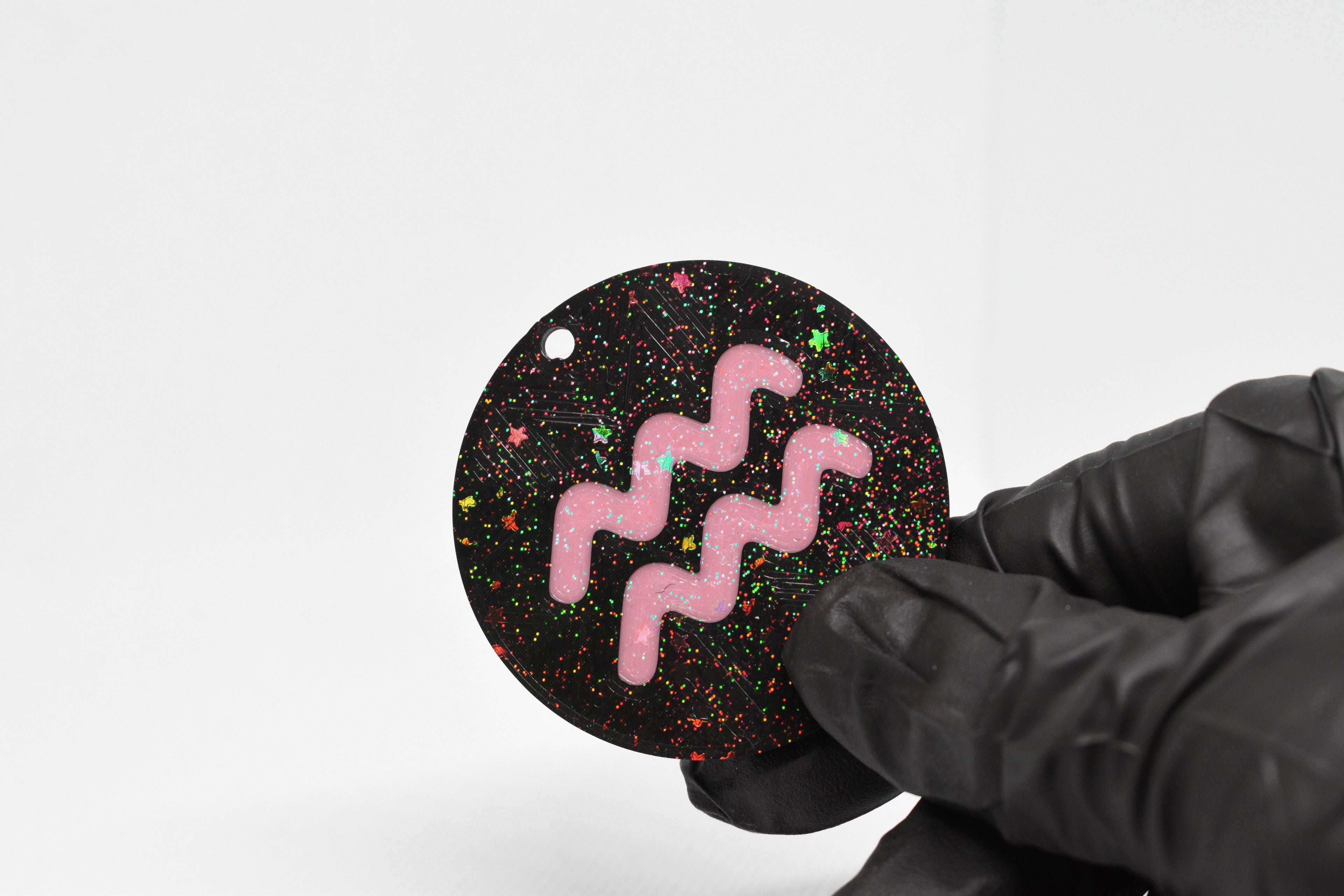 Astrological Zodiac - Aquarius Keychain