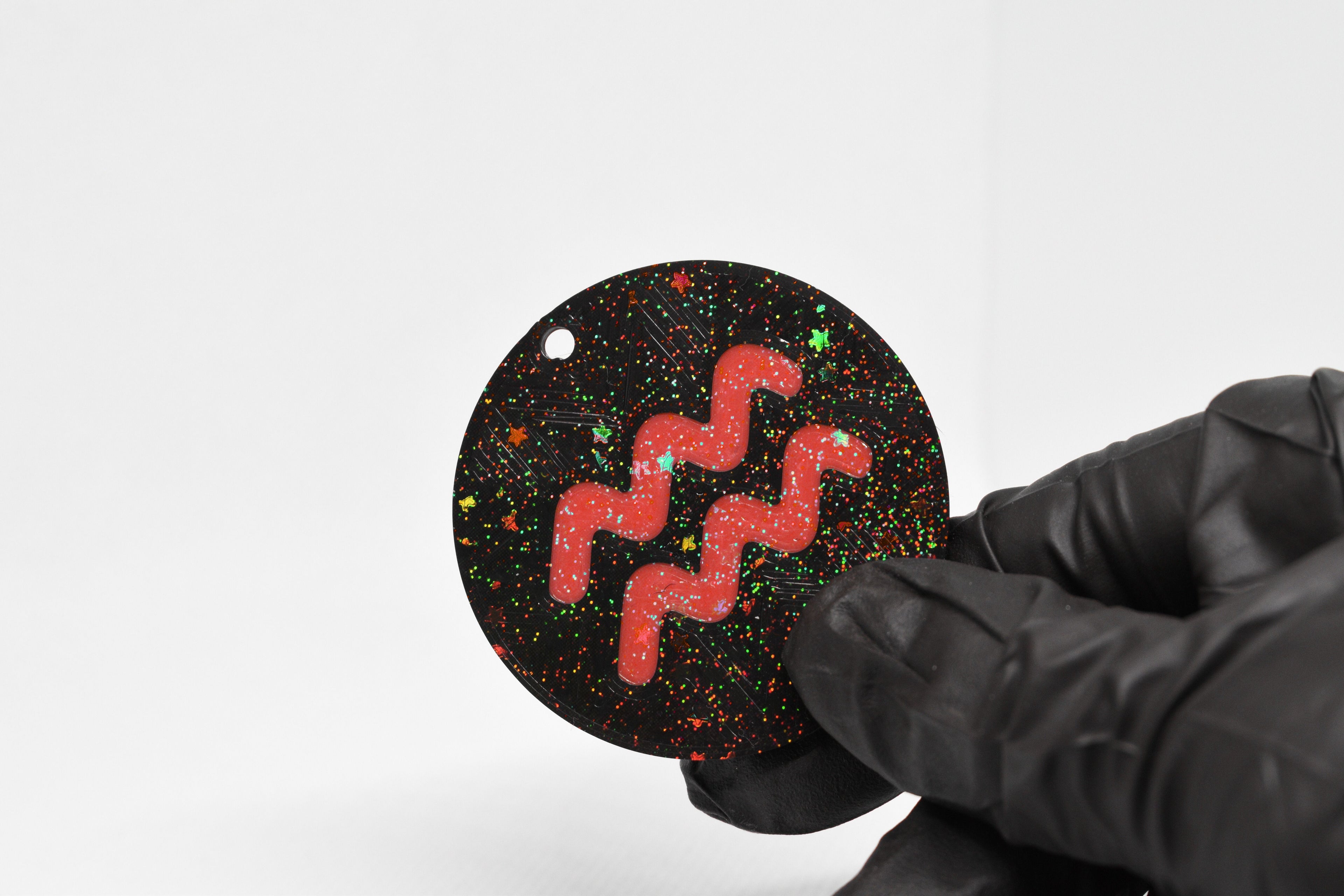 Astrological Zodiac - Aquarius Keychain