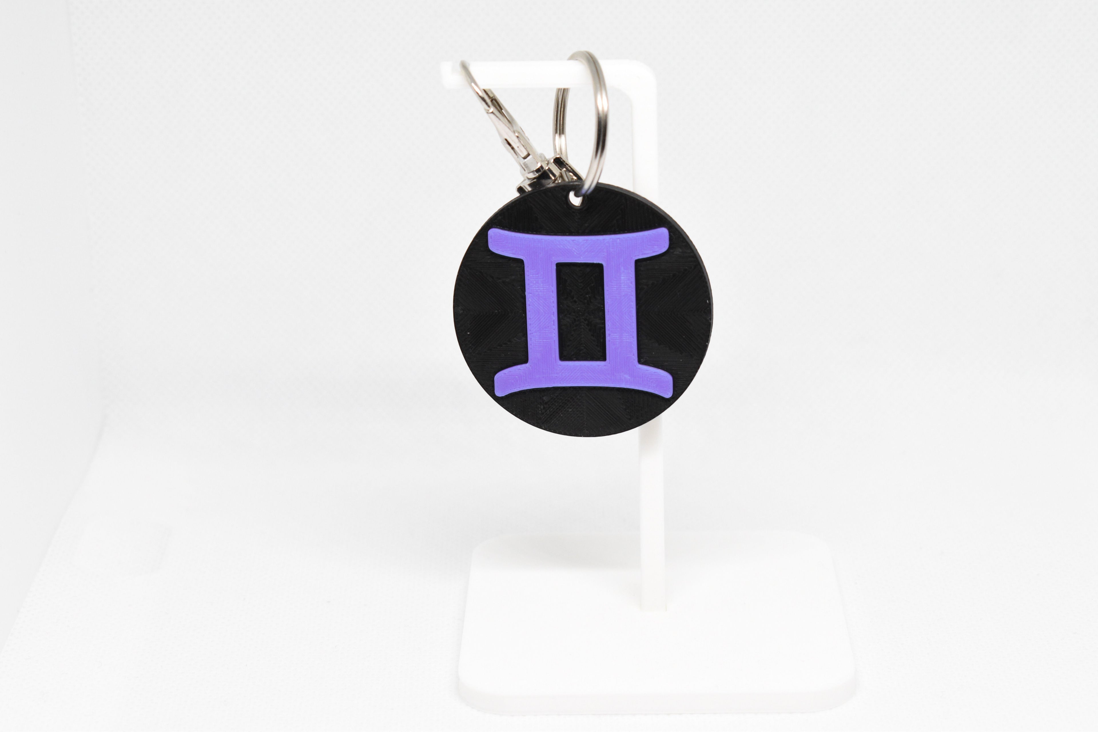 Astrological Zodiac - Gemini Keychain