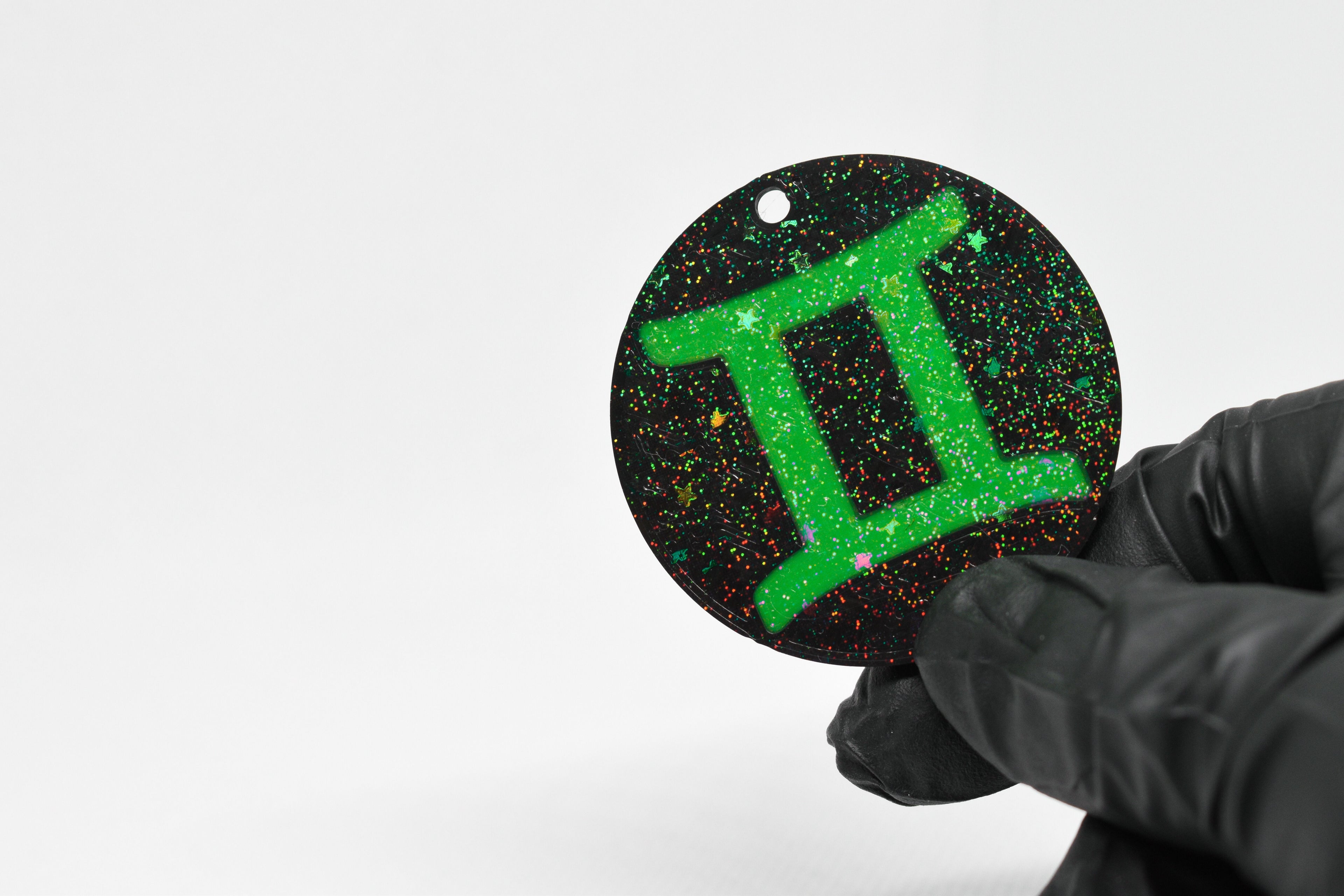 Astrological Zodiac - Gemini Keychain