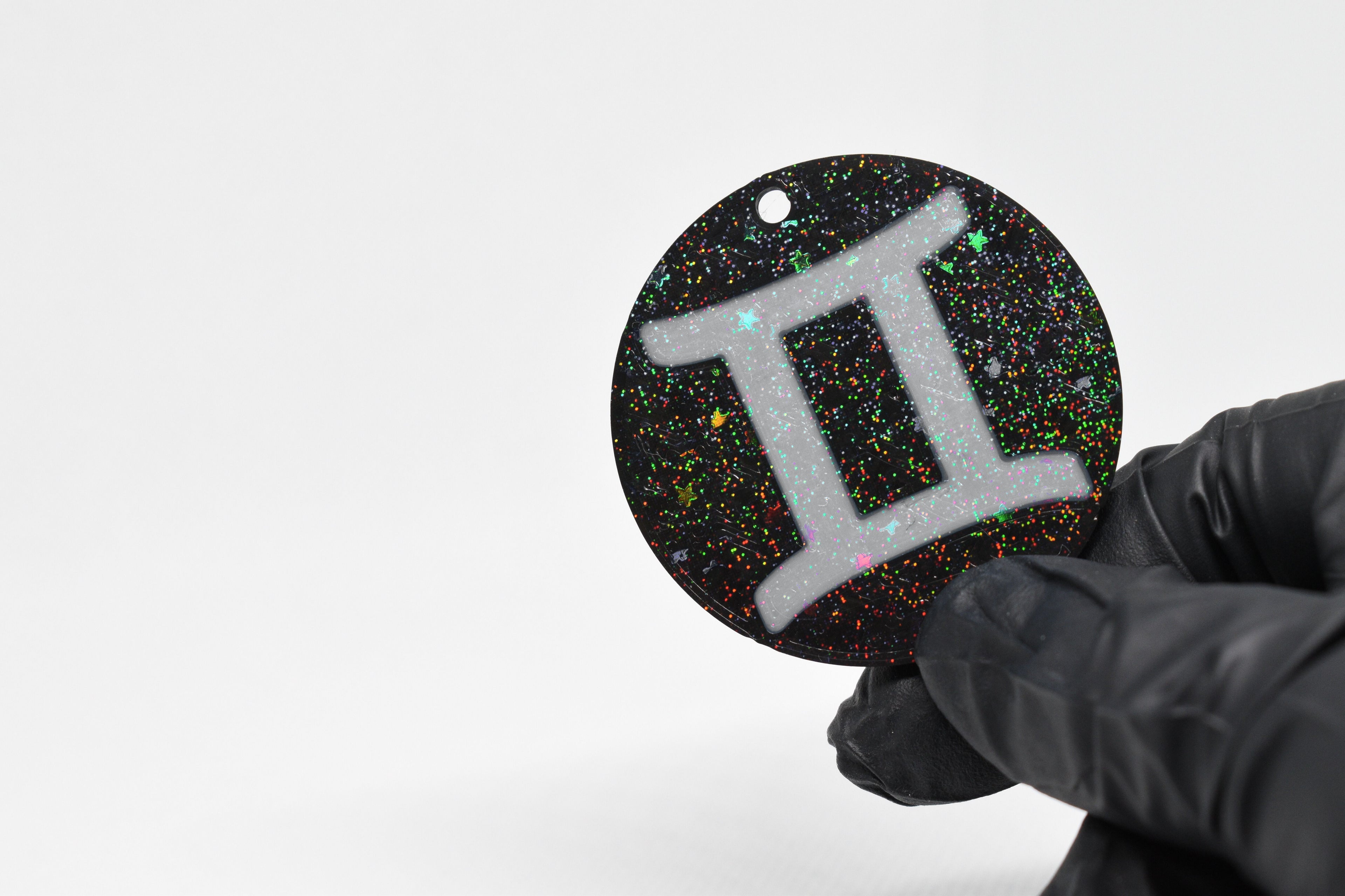 Astrological Zodiac - Gemini Keychain