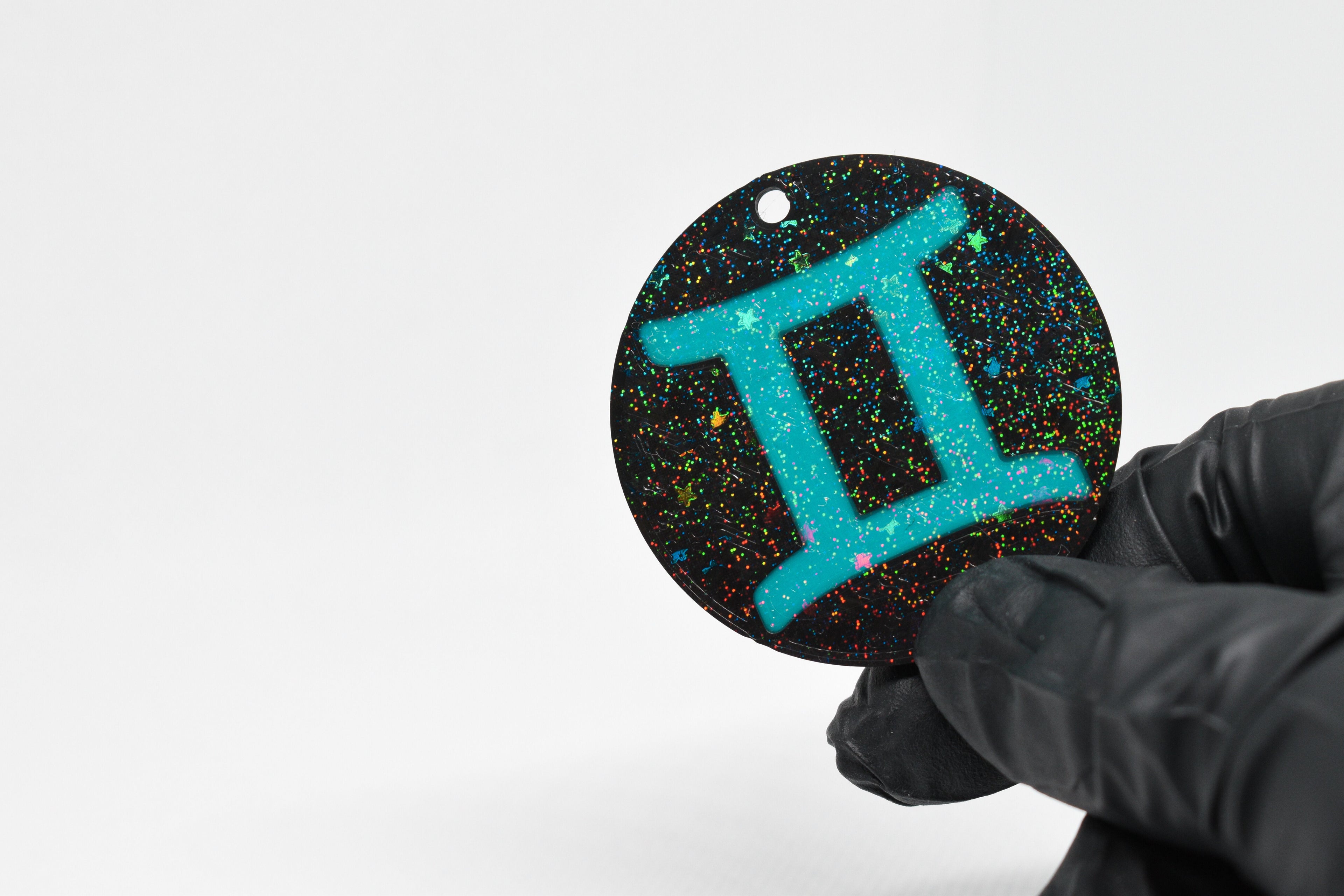 Astrological Zodiac - Gemini Keychain