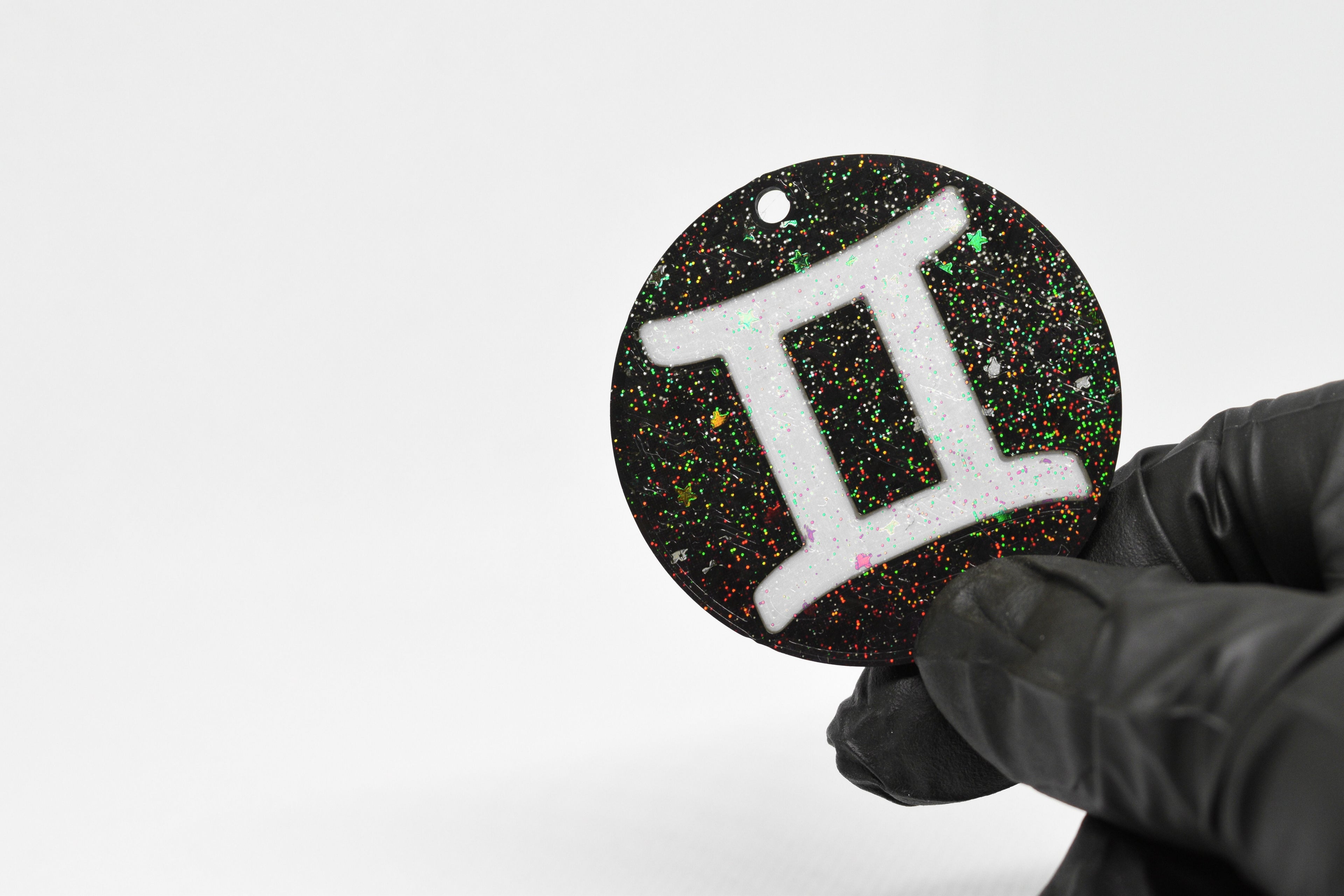 Astrological Zodiac - Gemini Keychain