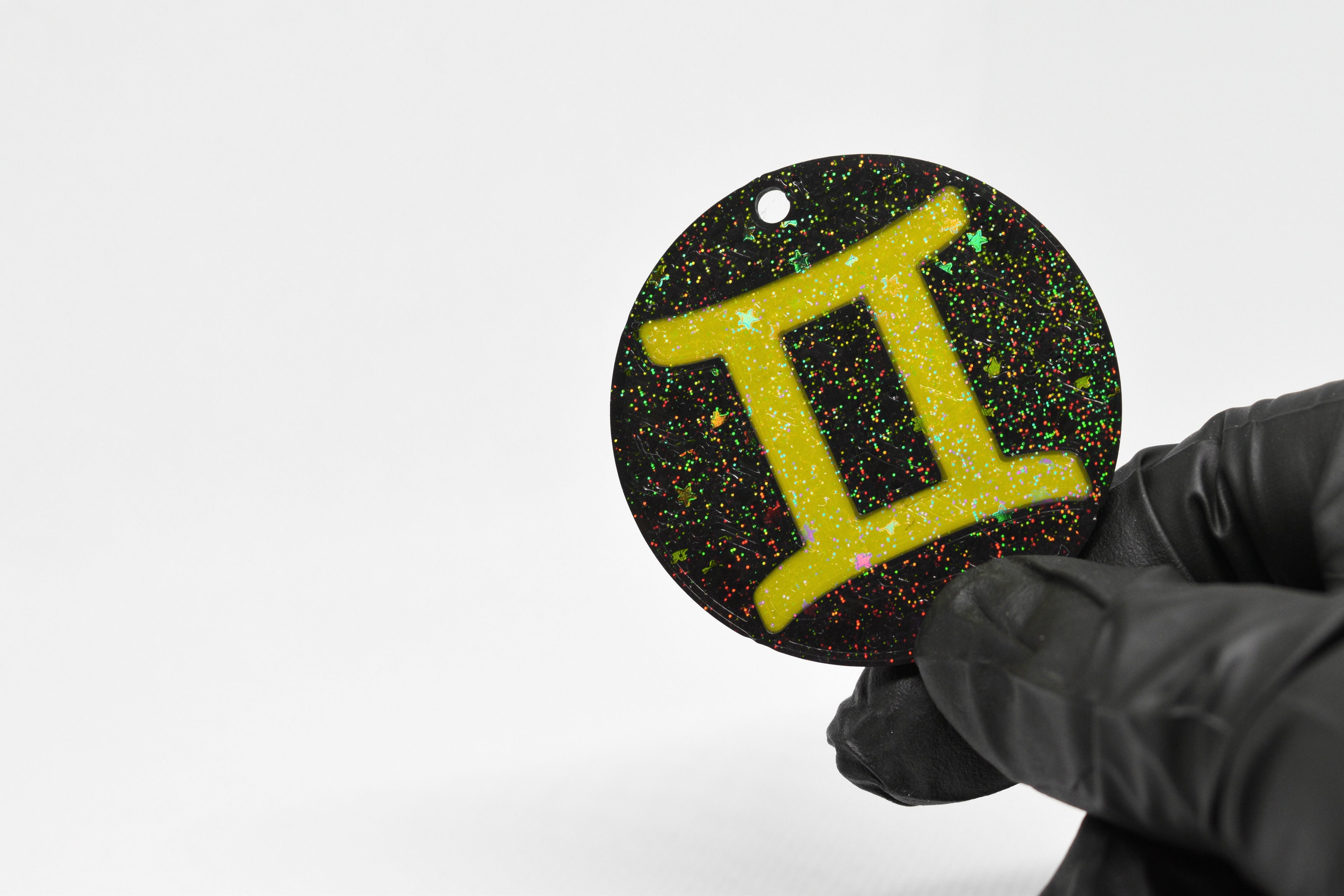 Astrological Zodiac - Gemini Keychain