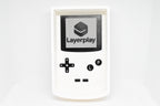 Catchall Studio BitTray V1 3D‑printed tray displayed on a white background with its console‑style screen and button layout.