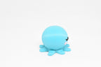 Side angle perspective showing smooth 3D layers and thickness of kawaii sleeping octopus desk accessory figurine by LayerPlay