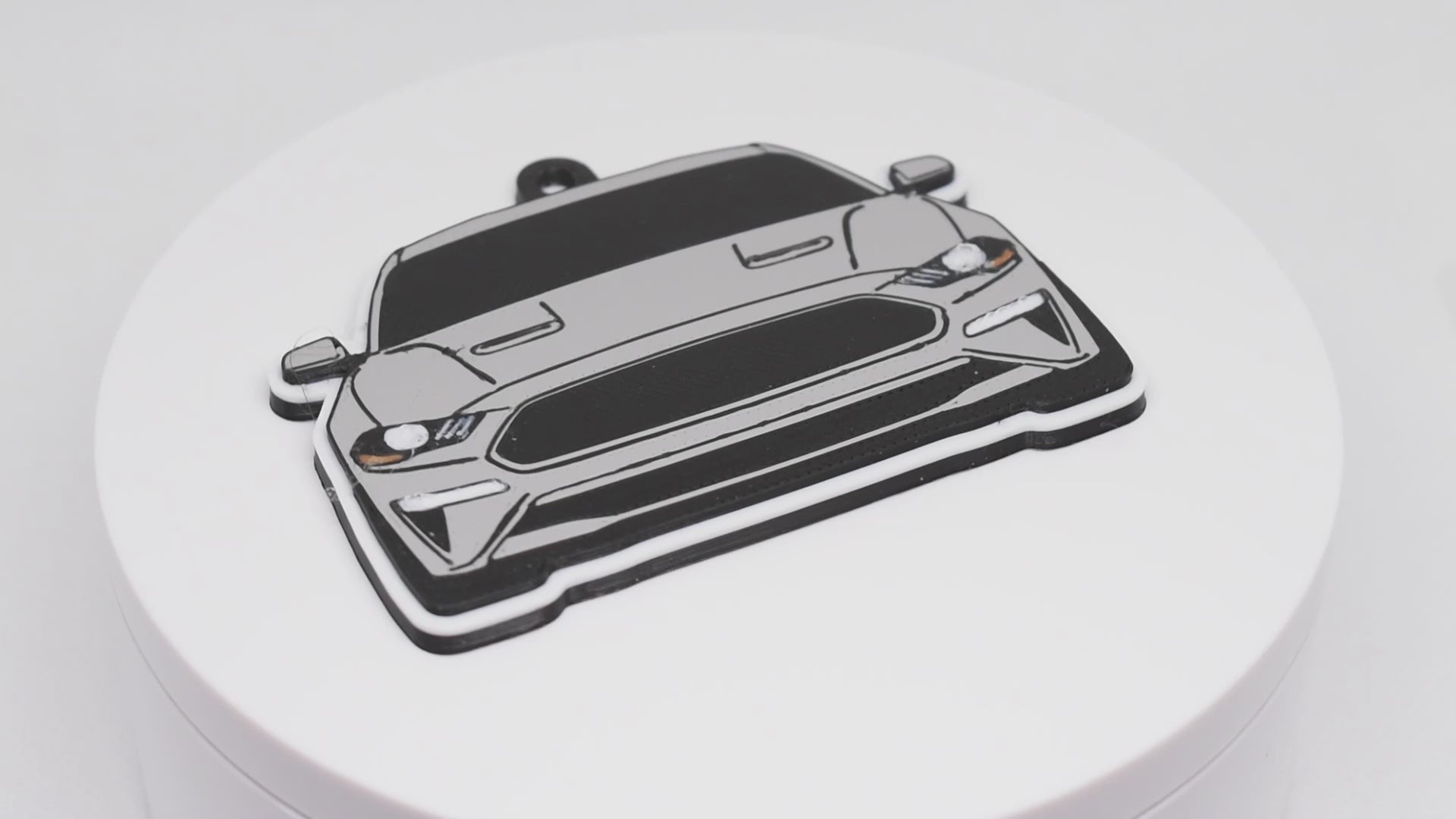 Mustang S550 (Facelift) Mini Car Keychain - Pocket Motors Series - 3D Printed