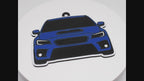 WRX STI (VA Chassis) Facelift Mini Car Keychain - Pocket Motors Series - 3D Printed