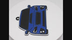 WRX STI (VA Chassis) Mini Car Keychain - Pocket Motors Series - 3D Printed