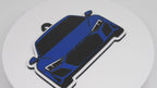 R8 Mini Car Keychain - Pocket Motors Series - 3D Printed