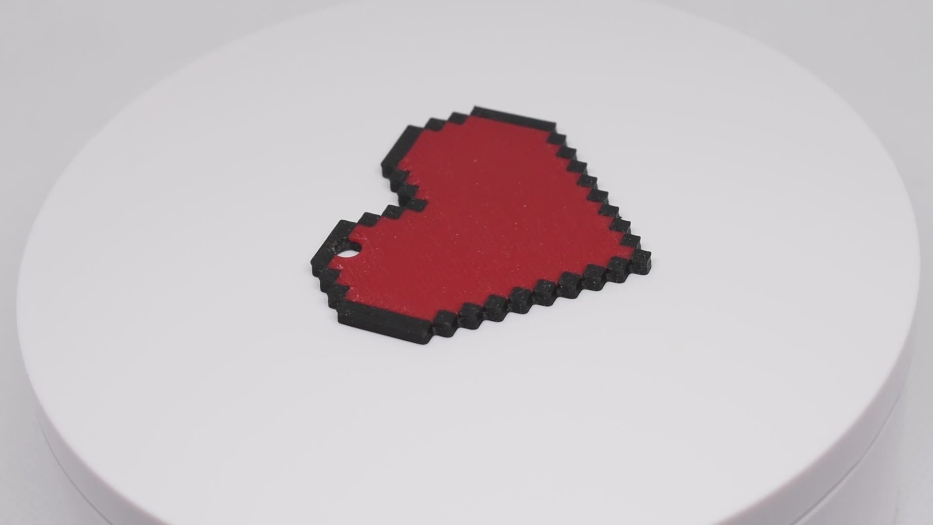 Pixelated Retro Series - Heart Emoji | Playful & Pocket-Ready Keychain