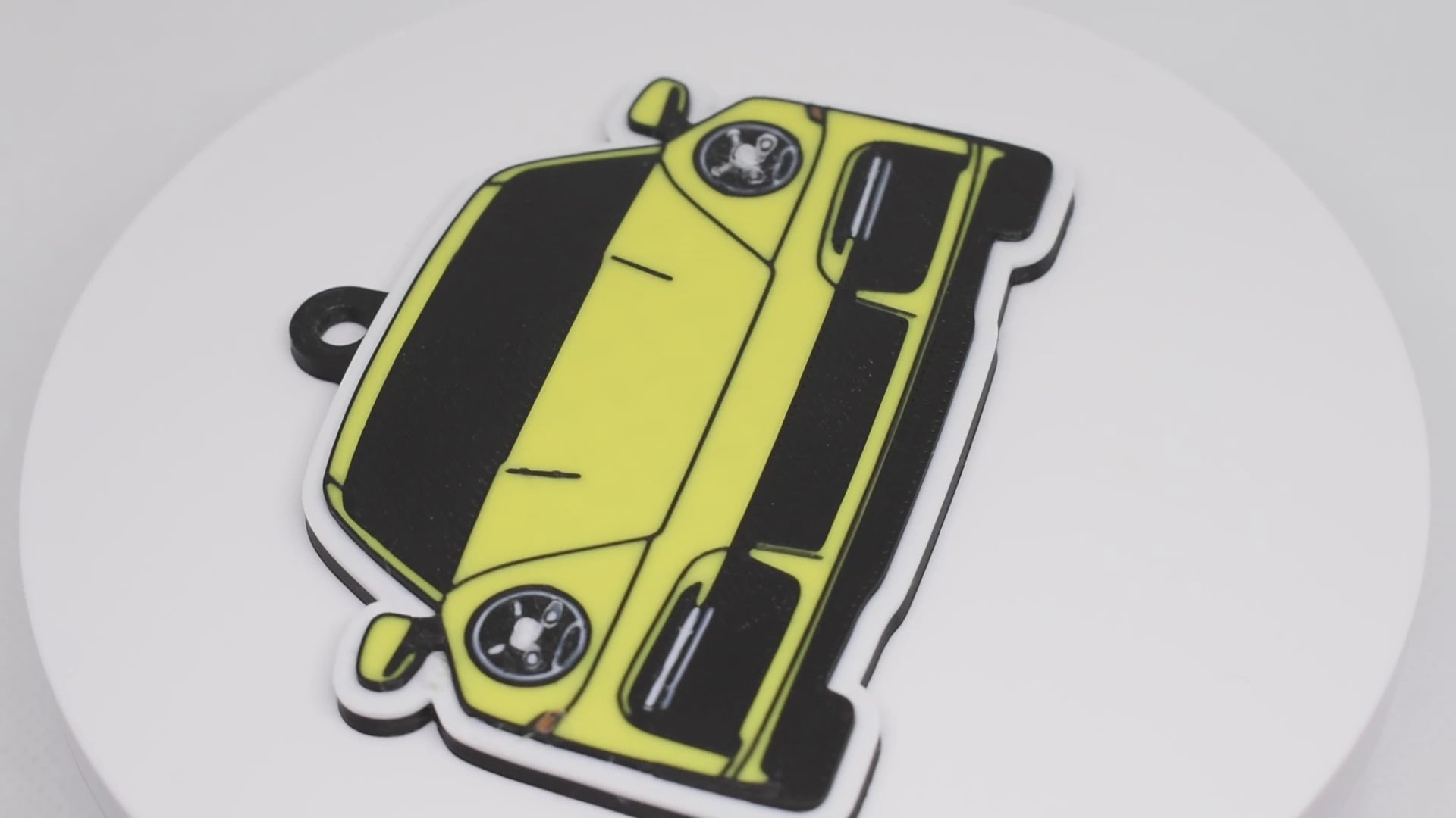 911 Turbo S Mini Car Keychain - Pocket Motors Series - 3D Printed