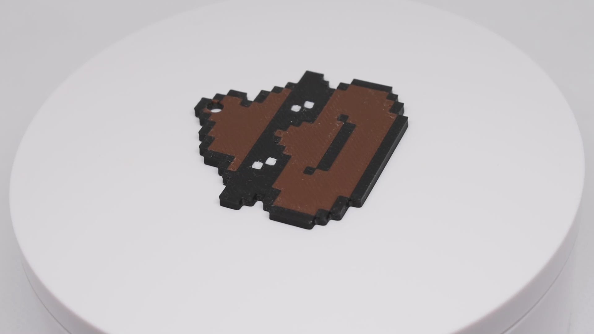 Pixelated Retro Series - Cool Poop Emoji | Playful & Pocket-Ready Keychain