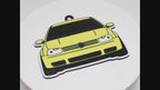 MK4 GTI Mini Car Keychain - Pocket Motors Series - 3D Printed