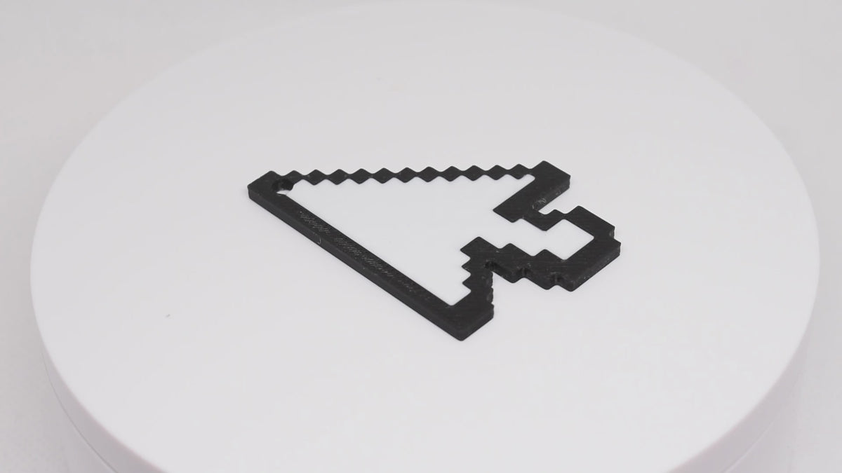 Pixel Arrow Cursor Keychain - Retro Computer Pointer Key Ring | Pixelated Retro Series