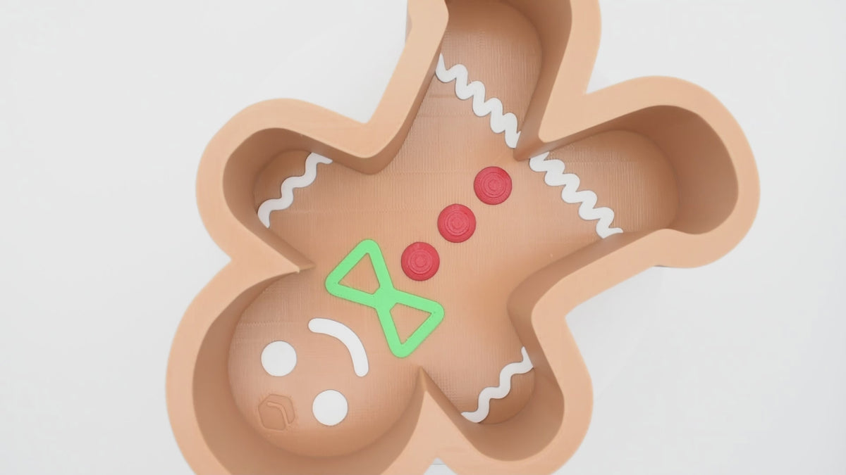 Gingerbread Man Candy Dish - Holiday Table Decor & Candy Bowl | Layertreat GingerBowl